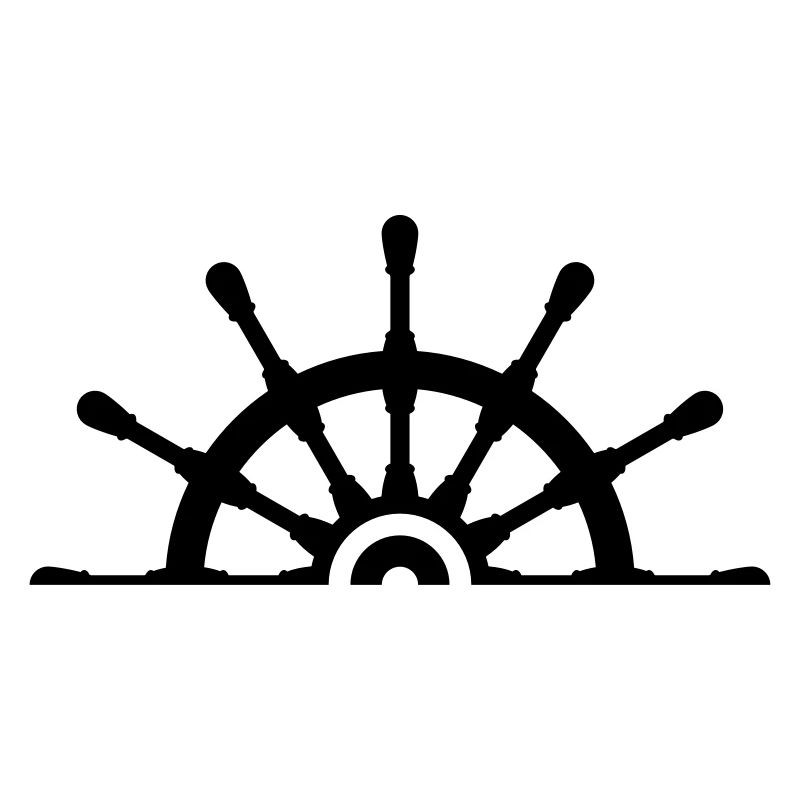 Half Ship Steering Wheel