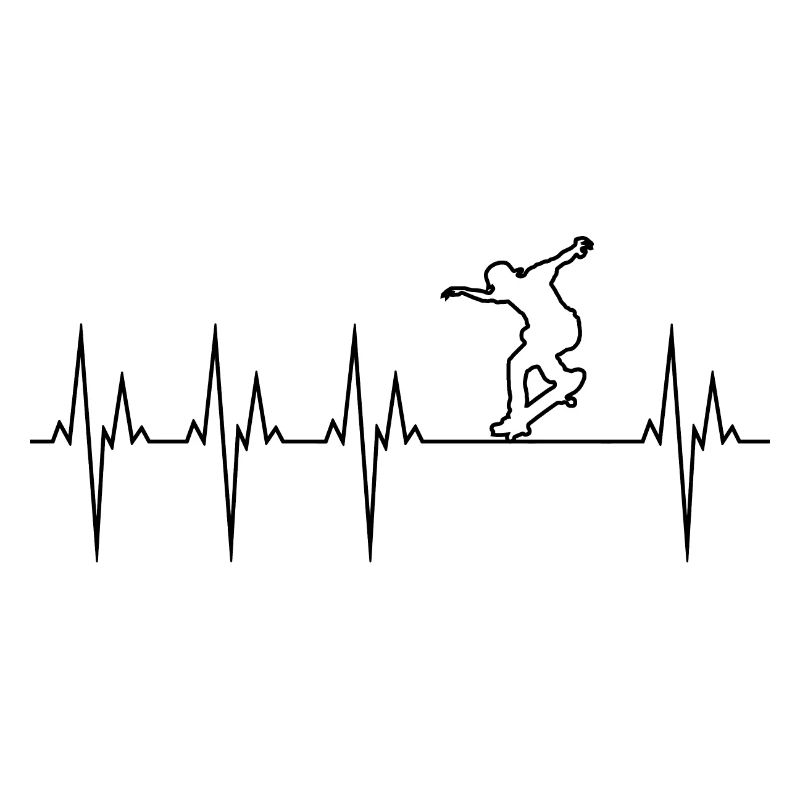 Skateboard electrocardiogram ECG Skate Board