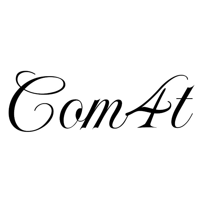 Com4t Merch – Ensemble de logos de tous les jours, noir.