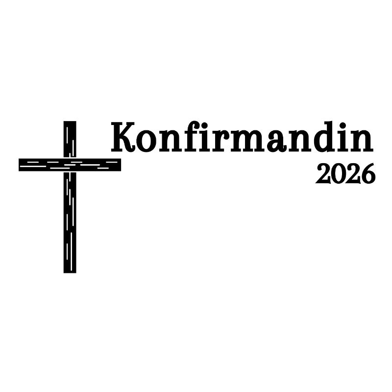 Confirmation 2026 Confirmation simple croix en bois