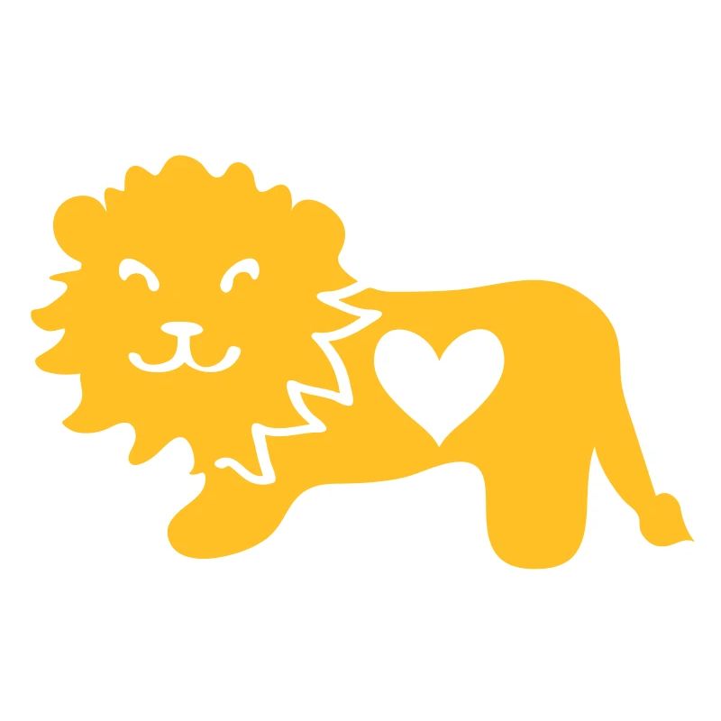 Löwe mit Herz