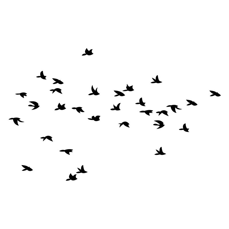 Flying Birds / Fliegende Vögel