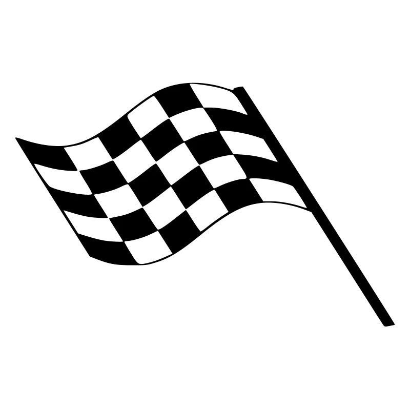 Drapeau Course Cible Voiture