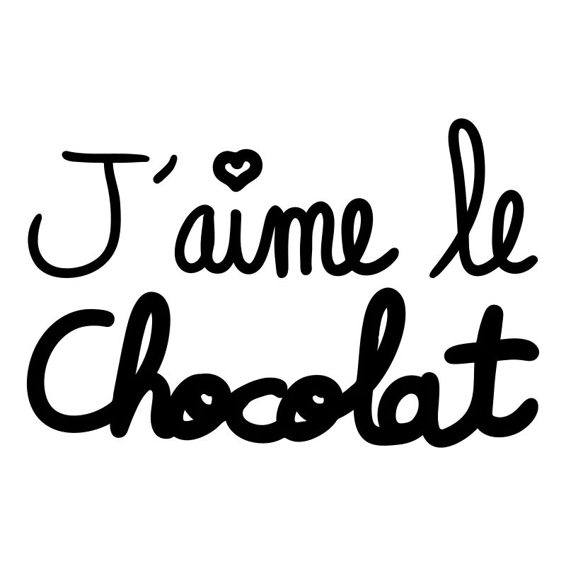 j'aime le chocolat