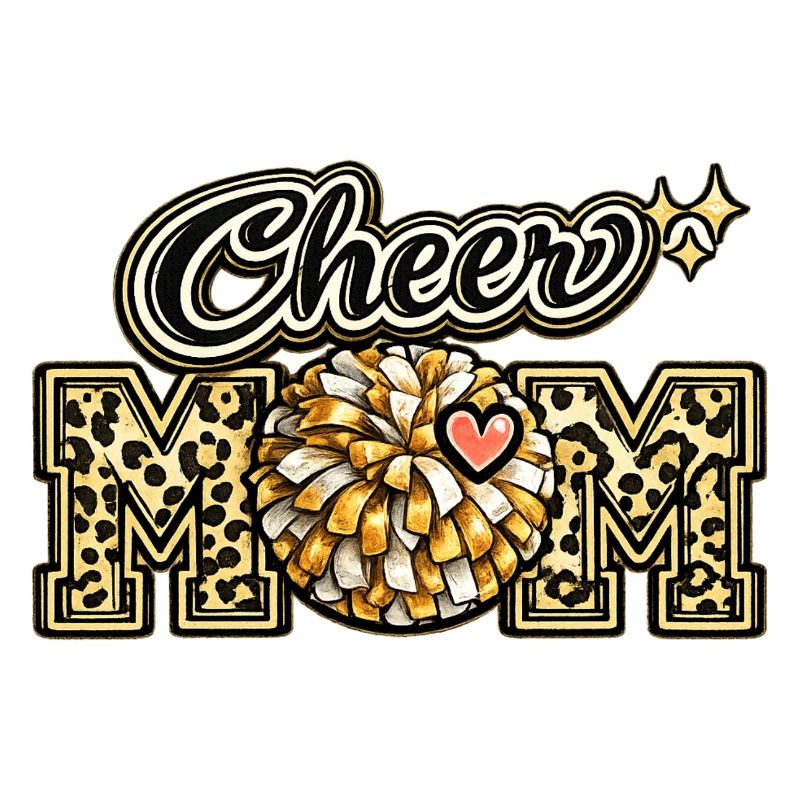 Cheer Mom Leopard Shirt – Muttertagsgeschenk