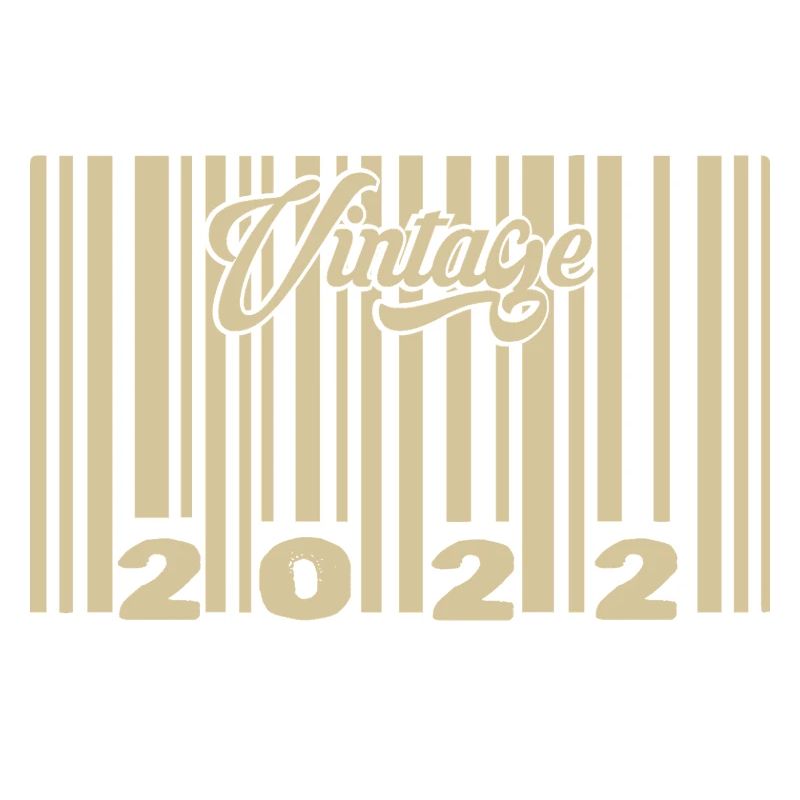 vintage 2022 Code barre 2022: Année 2025.