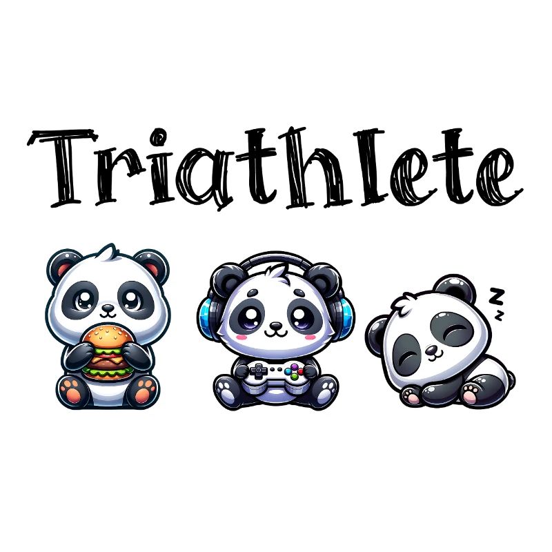 Triathlète Panda