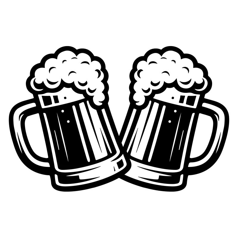Bierkrug Bier Anstoßen