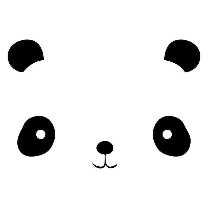 visage de panda