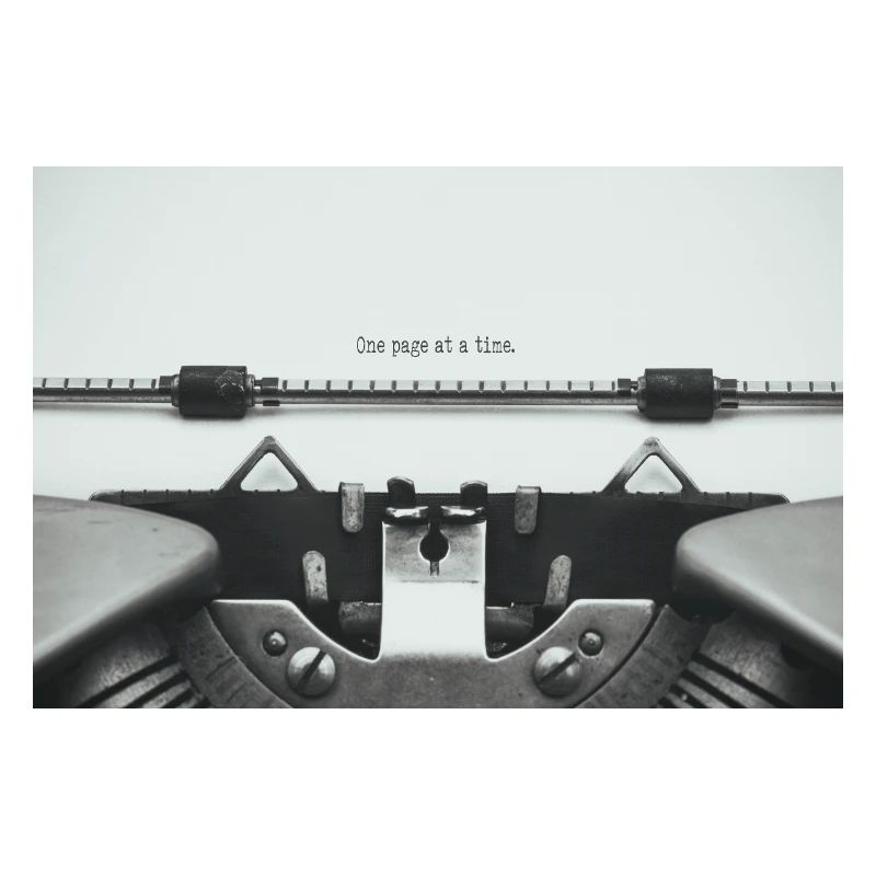 One Page At A Time Typewriter Design