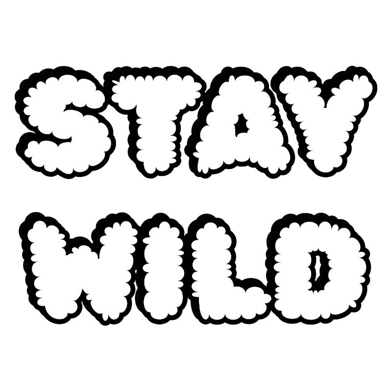Stay Mild Cloud Letters