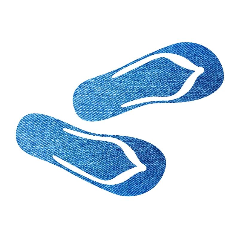 Badelatschen Jeans Latschen Schuhe Flip Flops Camp