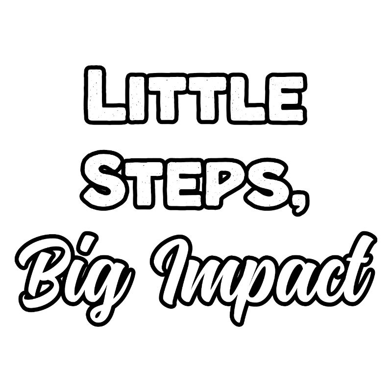Petits Pas Grand Impact Mindset Motivation Art