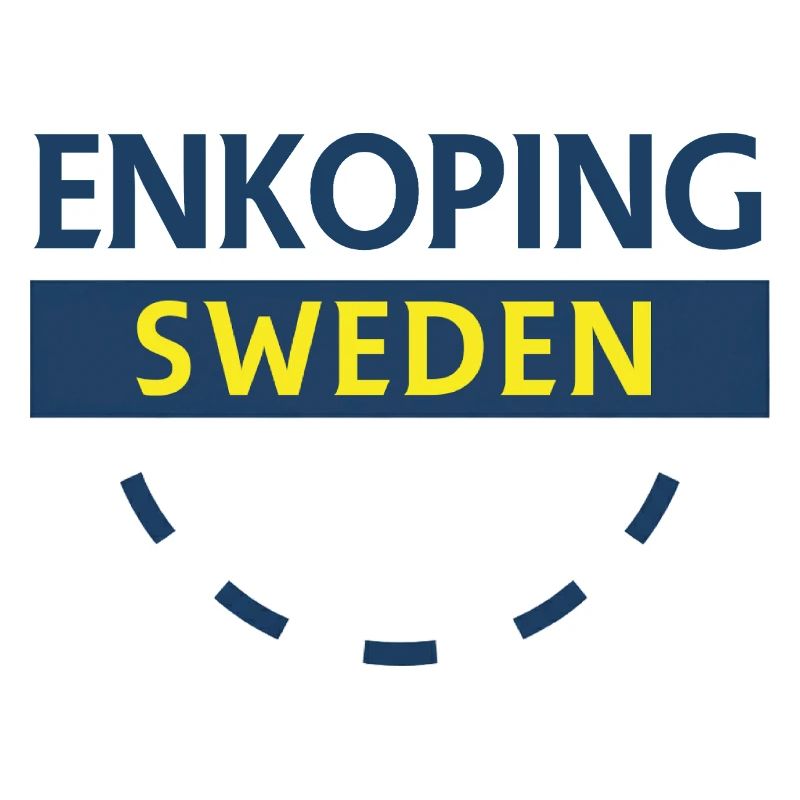 Enköping Suède Panneau de la ville