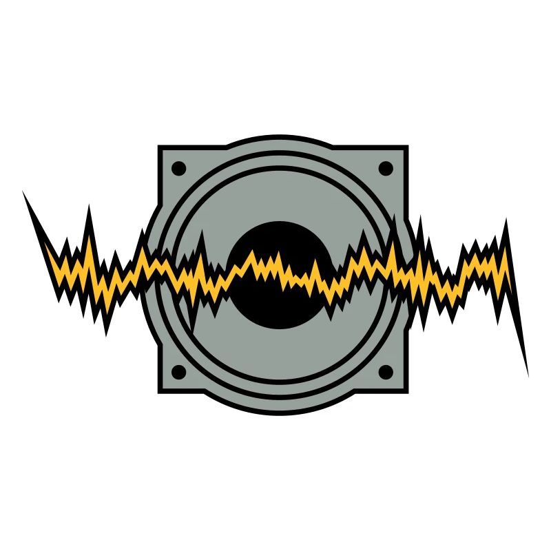 woofer basse techno rythme sonore de boîte à