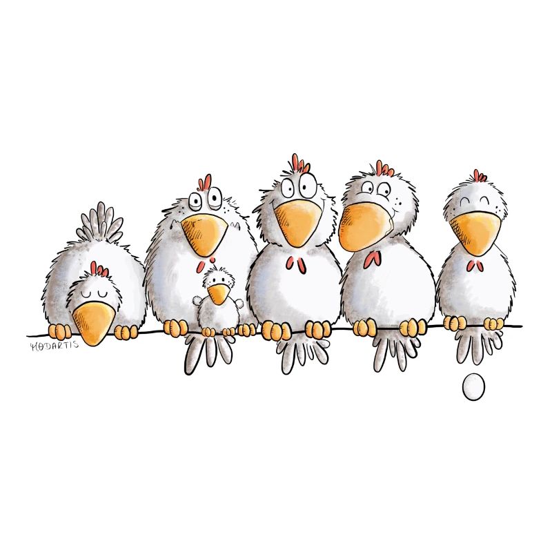 Chickens on the Chicken Pole I Chicken Comic