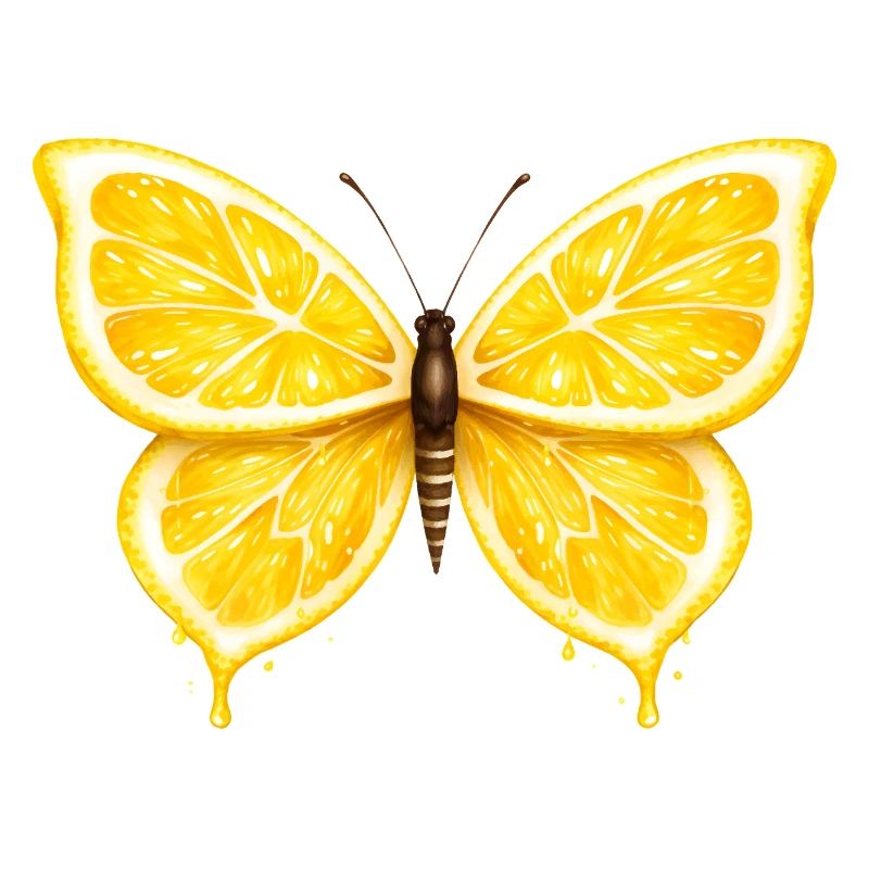 Lemon Wings – Glowing Fruit Butterfly