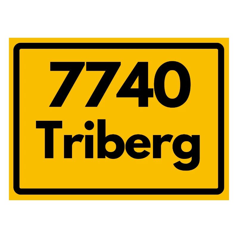 ANCIEN CODE POSTAL RÉTRO 7740 TRIBERG HEIMAT