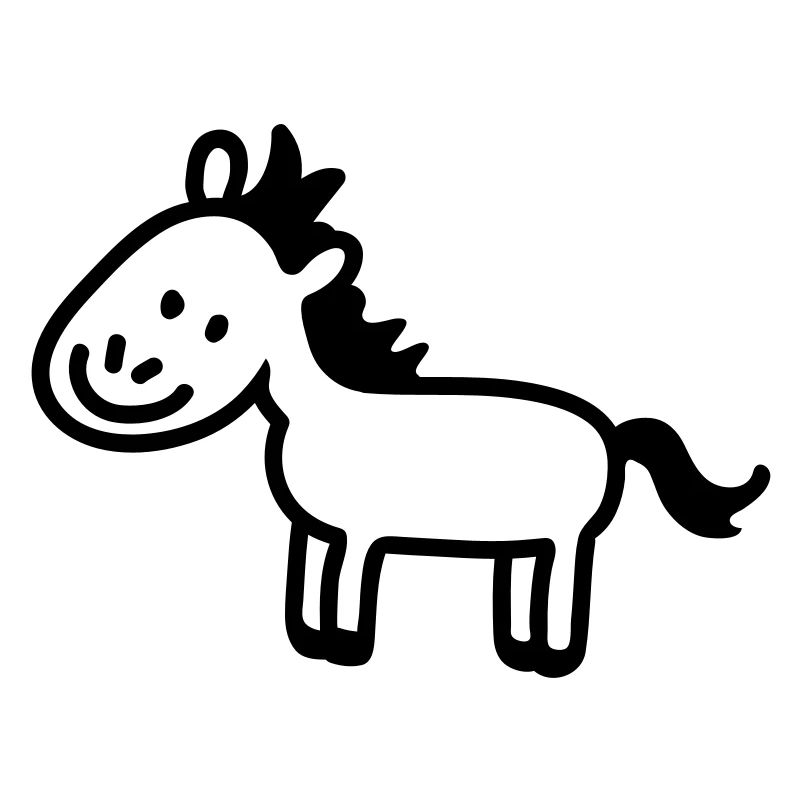 Pony Pferdchen - line