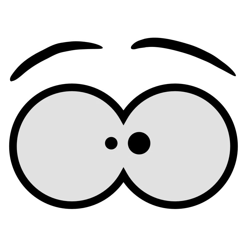Funny Comic Eyes Design