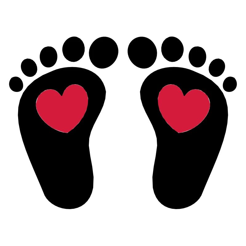 ❤ټCute Baby Footprints-Vector Footprintsټ❤