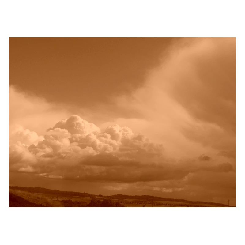 Cloudscape sépia
