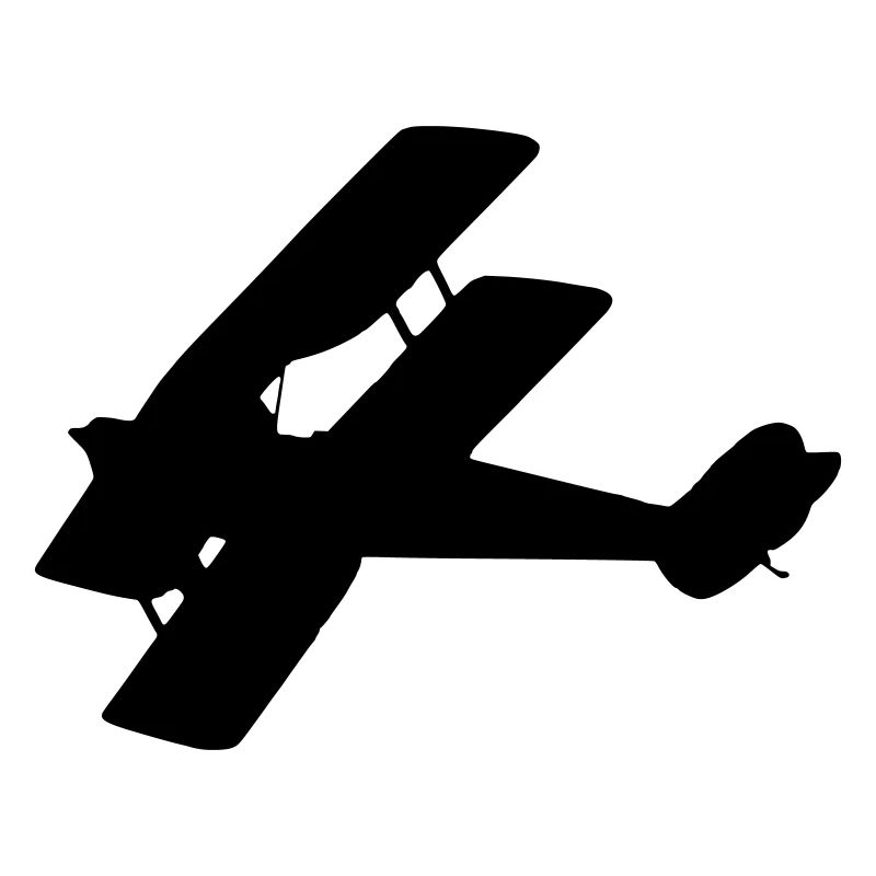 Biplane silhouette