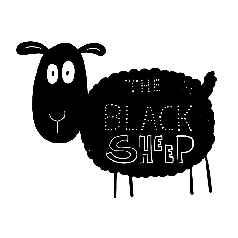 The Black Sheep I Das Schwarze Schaf Geschenk