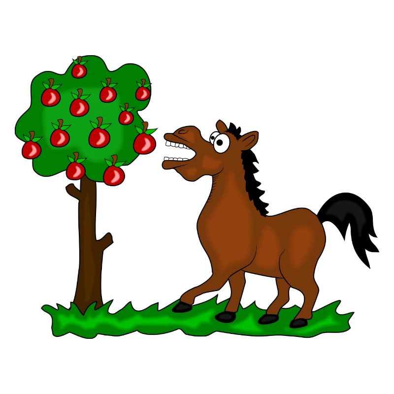 pferd baum