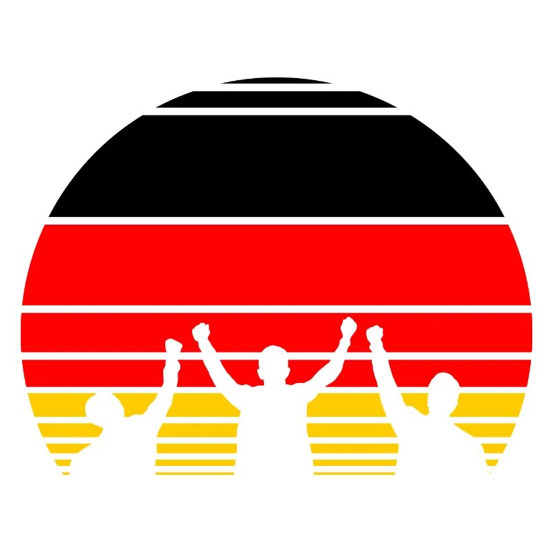 Deutschland Tor & Sieg: Retro Sunset Jubel 2024