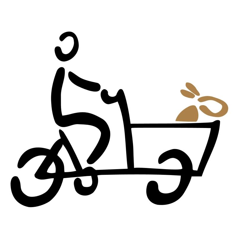 Bakfiets vélo cargo chien de vélos