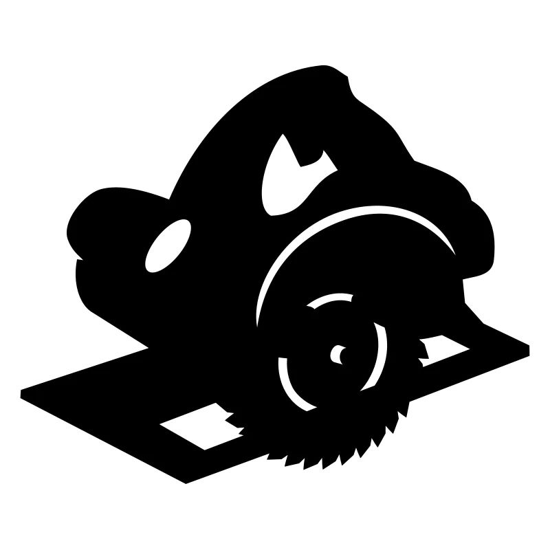 Saw Shadow - 1 color vector