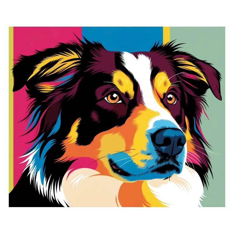 Australian Shepherd Hundekopf