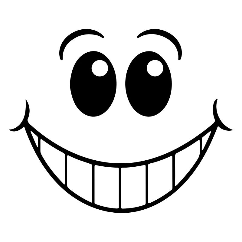 visage souriant