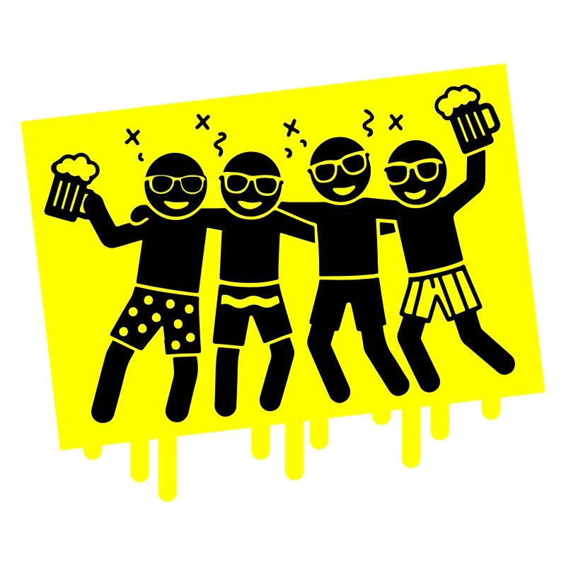 Fête Vacances Plage Alcool