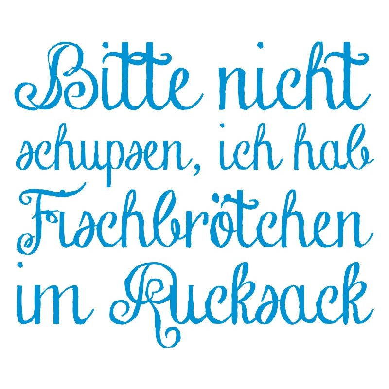 Fischbrötchen Rucksack