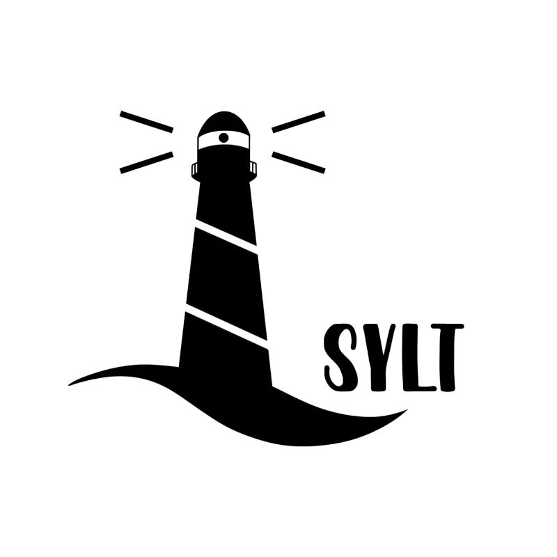 Lighthouse Sylt (black)