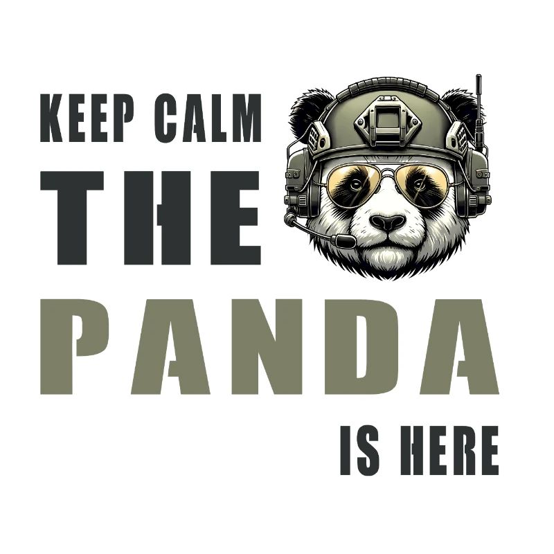 Taktischer Panda – Keep Calm