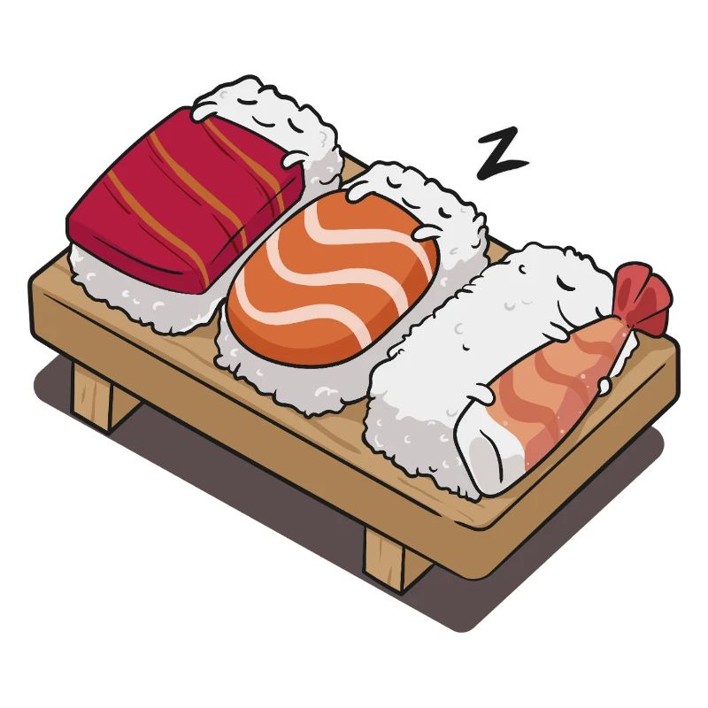 sushi sleeping