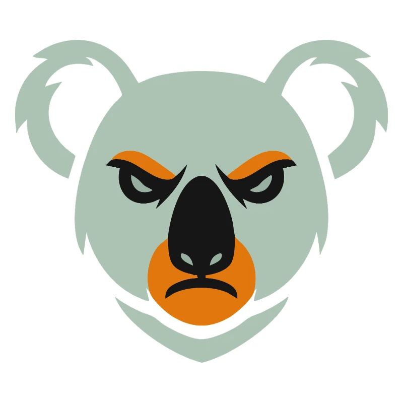 Wütender Koala Blick