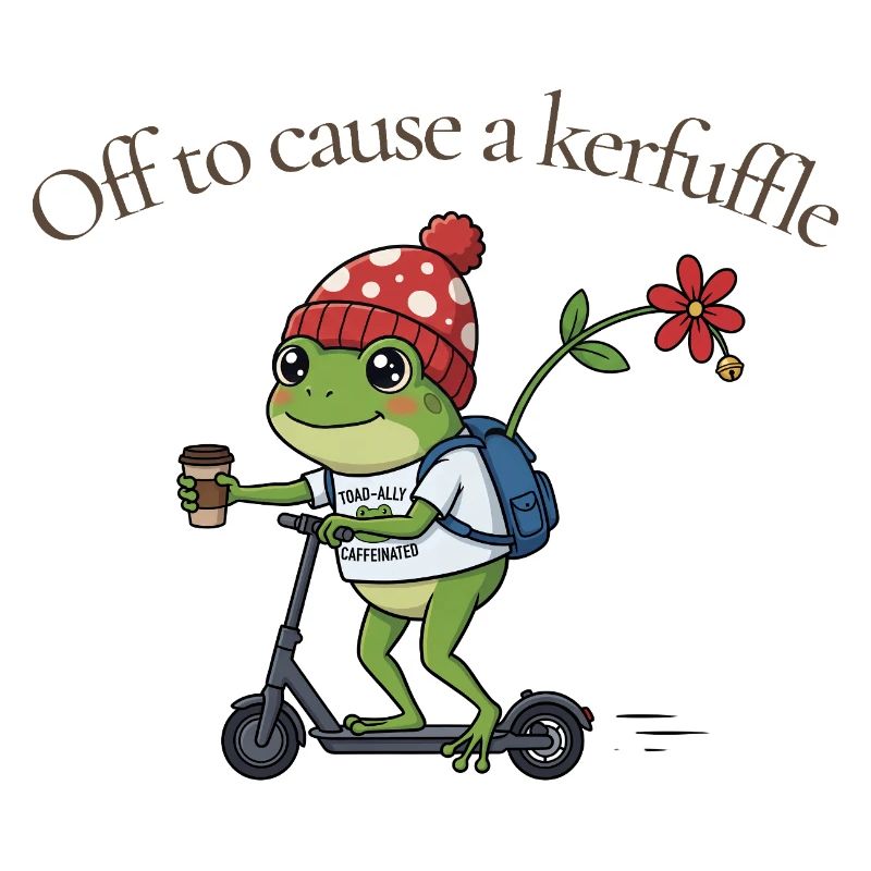 Frosch auf Roller: Kerfuffle