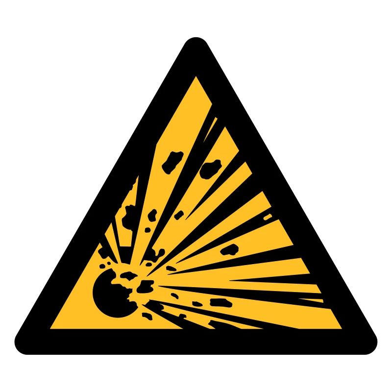 Symbole de danger - Explosifs (2 couleurs)