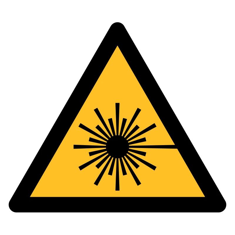 Hazard Symbol - Laser Light (2-color)