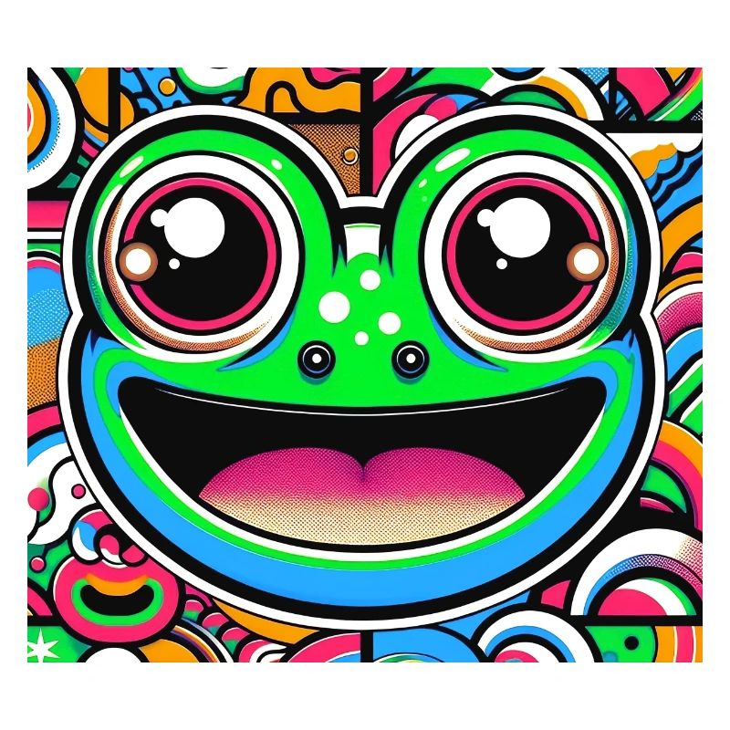 Grenouille Pop Art