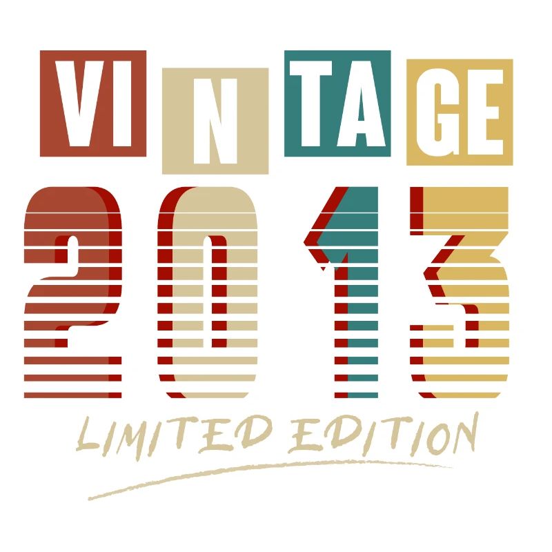 Vintage 2013 : Edition Limitée - 12e anniversaire.