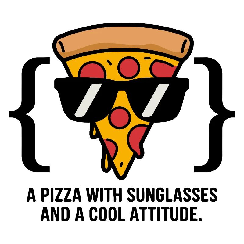 Coole Pizza Slice Sonnenbrille