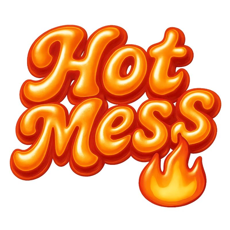 hot mess / y2k statement design