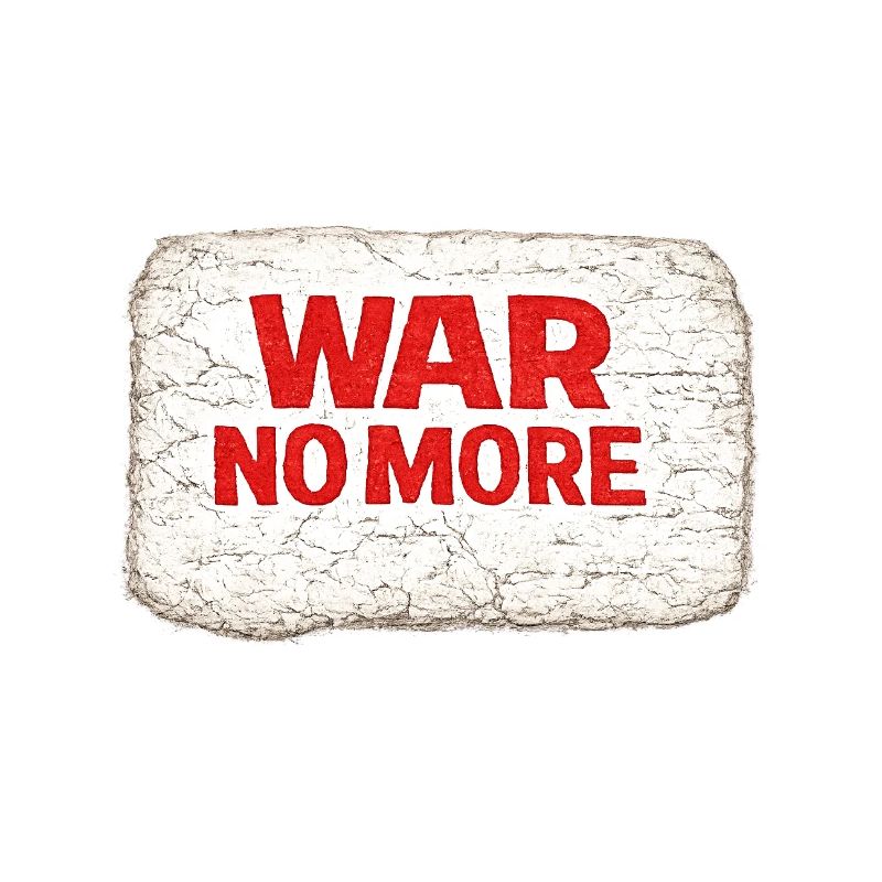 War No More – Sticker Peace & Humanity 