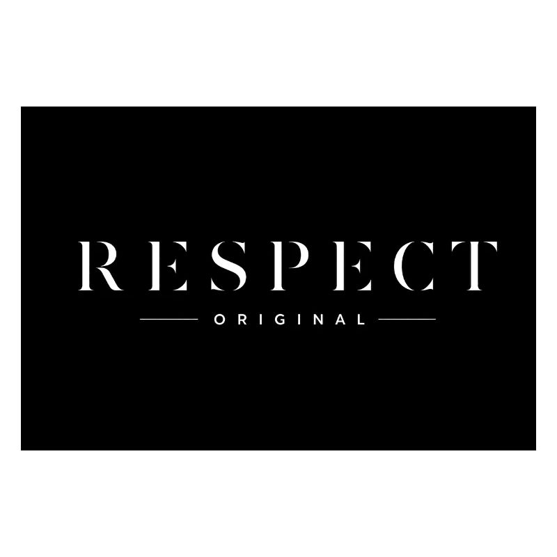 RESPECT Conception originale de typographie premium