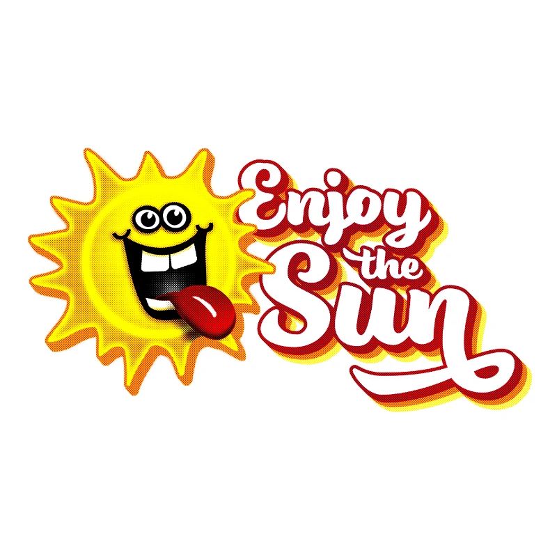 Enjoy the sun / Summer feeling / Retro-Look